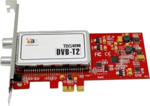 TBS 6280 Dual DVB-T2 Freeview HD PCIe x1 Tuner Card