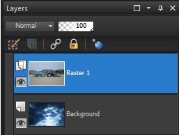 A New Layer is Created Containing Your Original Image
