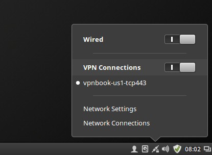 Linux Mint VPN Network Connection using the free OpenVPN service